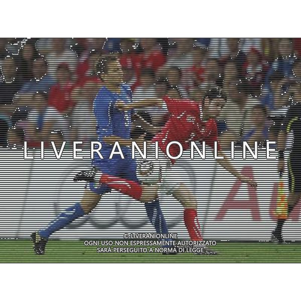 Svizzera - Italia Amichevole Nazionale Pre-mondiale a Ginevra 05/06/2010 nella foto domenico criscito e barnetta ©Luzzani/Agenzia Aldo Liverani Sas