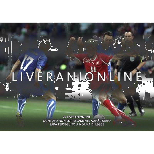 Ginevra (CH) 05-06-2010 Amichevole pre mondiali svizzera-italia 1:1 nella foto valon behrami, gianluca zambrotta e angelo palombo ph marco luzzani/ag aldo liverani s.a.s.