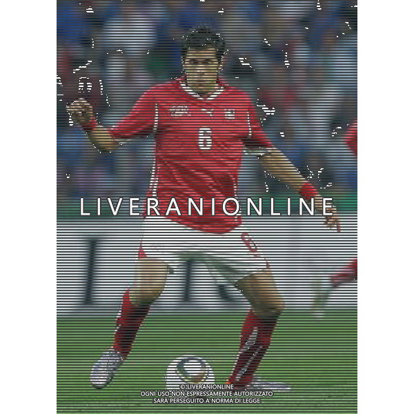 Ginevra (CH) 05-06-2010 Amichevole pre mondiali svizzera-italia 1:1 nella foto benjamin huggel ph marco luzzani/ag aldo liverani s.a.s.