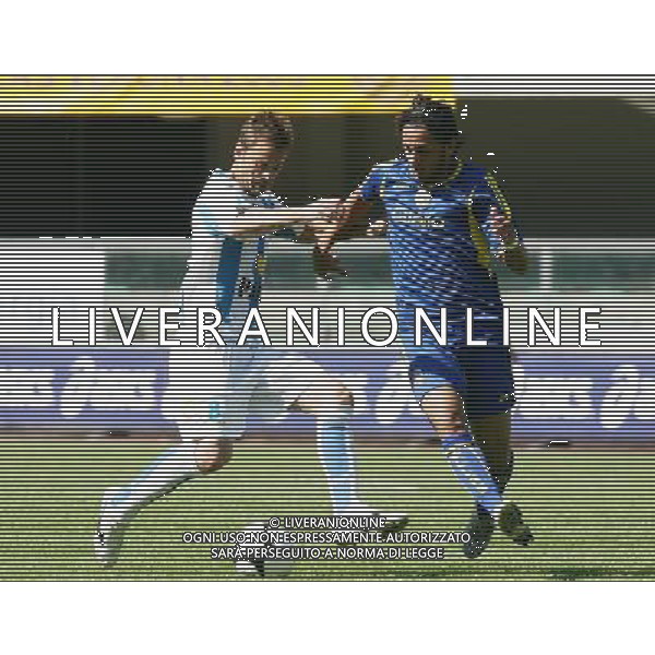 VERONA 06/06/2010 FINALE PLAY-OFF GARA D\'ANDATA VERONA-PESCARA NELLA FOTO:TOGNOZZI LUCA E ESPOSITO GENNARO FOTO PAOLA GARBUIO/AG.ALDO LIVERANI