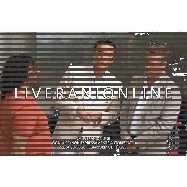 FILM\'Natale a Rio\' NELLA FOTO Massimo Ghini, Christian De Sica AG ALDO LIVERANI