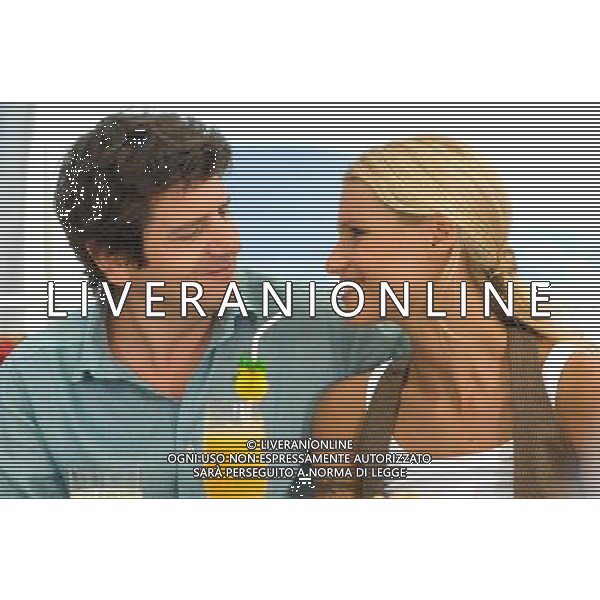 FILM\'Natale a Rio\' NELLA FOTO Michelle Hunziker, Fabio de Luigi AG ALDO LIVERANI
