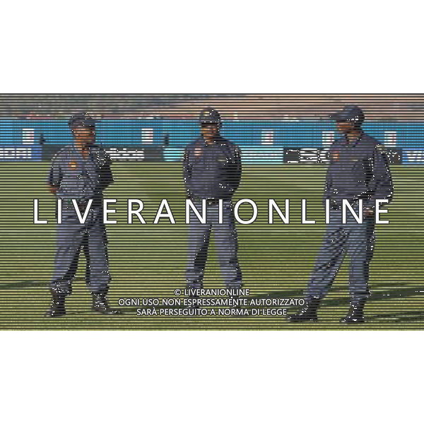 Campionati Mondiali Sud Africa 2010 Irene-Johannesburg - 09.06.2010 Allenamento e Coferenza Stampa Nazionale Italiana Nella Foto: le forze di Sicurezza controllano il campo /Ph.Vitez-Ag. Aldo Liverani