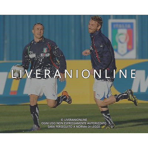 Campionati Mondiali Sud Africa 2010 Irene-Johannesburg - 09.06.2010 Allenamento e Coferenza Stampa Nazionale Italiana Nella Foto:fabio Cannavaro-De Rossi daniele /Ph.Vitez-Ag. Aldo Liverani