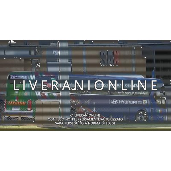 Campionati Mondiali Sud Africa 2010 Irene-Johannesburg - 09.06.2010 Allenamento e Coferenza Stampa Nazionale Italiana Nella Foto:Pullman Italia /Ph.Vitez-Ag. Aldo Liverani