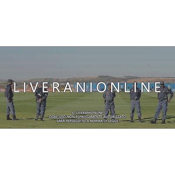 Campionati Mondiali Sud Africa 2010 Irene-Johannesburg - 09.06.2010 Allenamento e Coferenza Stampa Nazionale Italiana Nella Foto: le forze di Sicurezza controllano il campo /Ph.Vitez-Ag. Aldo Liverani