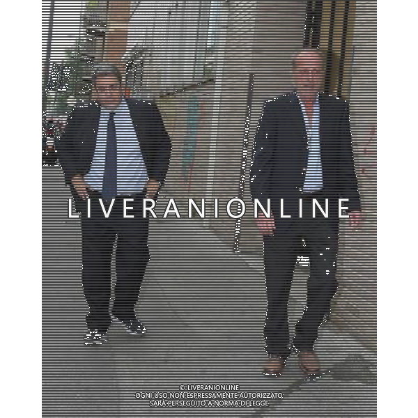 10/06/2010 MILANO sport calcio ASSEMBLEA PRESIDENTI LEGA CALCIO NELLA FOTO WALTER SABATINI - Giorgio Perinetti PH.Fiochi/ AG ALDO LIVERANI SAS