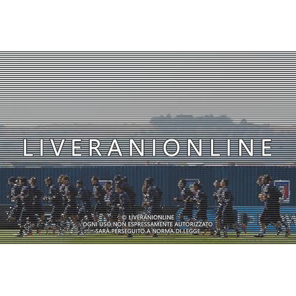 Campionati Mondiali Sud Africa 2010 Irene-Johannesburg - 10.06.2010 Allenamento e Coferenza Stampa Nazionale Italiana Nella Foto:Corsa di Gruppo /Ph.Vitez-Ag. Aldo Liverani