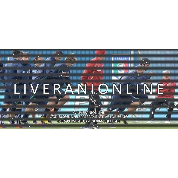 Campionati Mondiali Sud Africa 2010 Irene-Johannesburg - 10.06.2010 Allenamento e Coferenza Stampa Nazionale Italiana Nella Foto: marcello Lippi osserva i giocatori /Ph.Vitez-Ag. Aldo Liverani