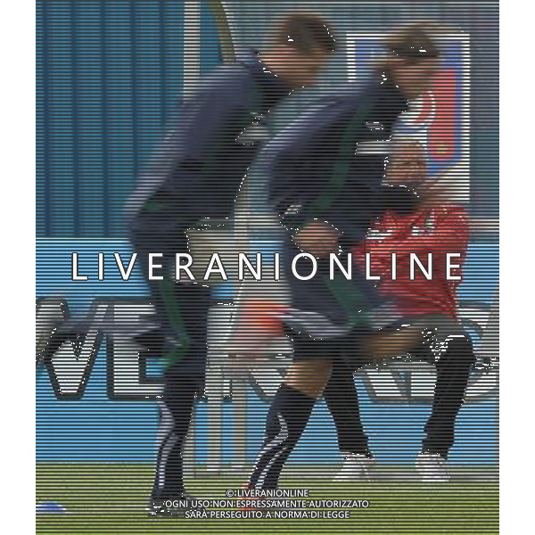 Campionati Mondiali Sud Africa 2010 Irene-Johannesburg - 10.06.2010 Allenamento e Coferenza Stampa Nazionale Italiana Nella Foto:Lippi marcello osserva i giocatori /Ph.Vitez-Ag. Aldo Liverani