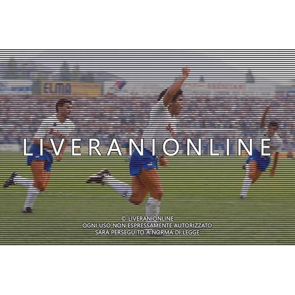 NAPOLI CALCIO NELLA FOTO DIEGO ARMANDO MARADONA AGENZIA ALDO LIVERANI