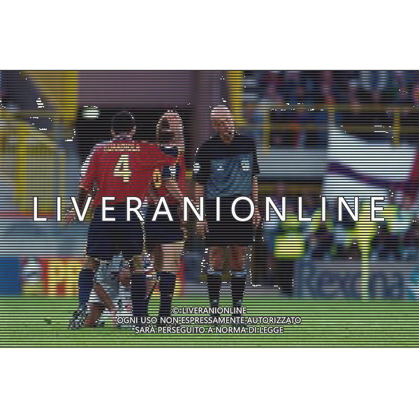 EUROPERI CALCIO 2000 FRANCIA - SPAGNA NELLA FOTO GUARDIOLA E COLLINA FOTO ALDO LIVERANI