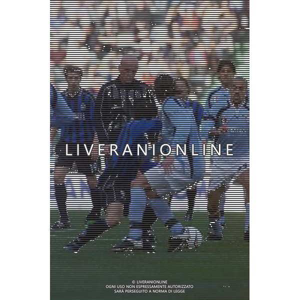 LAZIO - ATALANTA 10/02/2001 NELLA FOTO COLLINA PIERLUIGI FOTO ALDO LIVERANI