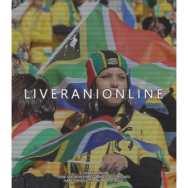 Fifa World Cup Sud Africa 2010 Match #1 Johannesburg (Soccer City Stadium) - 11.06.2010 Sud Africa-Messico Nella Foto: TIFOSI /Ph.Vitez-Ag. Aldo Liverani