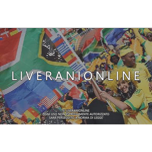 Fifa World Cup Sud Africa 2010 Match #1 Johannesburg (Soccer City Stadium) - 11.06.2010 Sud Africa-Messico Nella Foto: TIFOSI /Ph.Vitez-Ag. Aldo Liverani