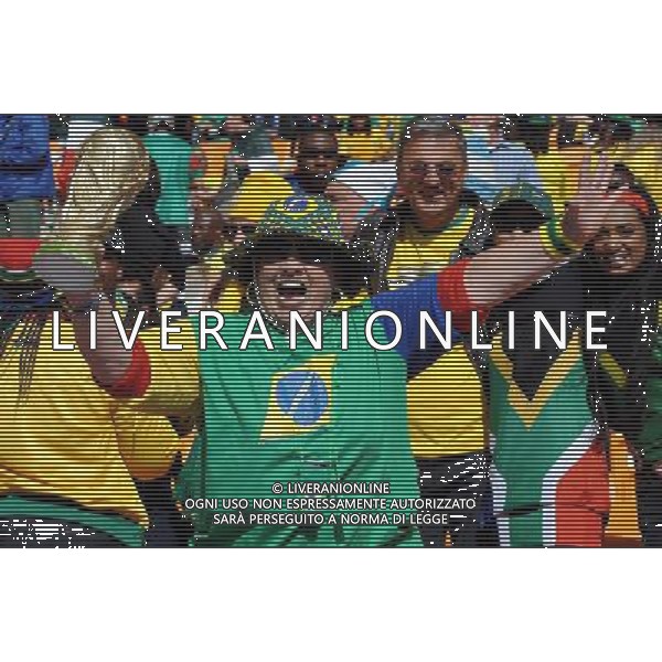 Fifa World Cup Sud Africa 2010 Match #1 Johannesburg (Soccer City Stadium) - 11.06.2010 Sud Africa-Messico Nella Foto: TIFOSI /Ph.Vitez-Ag. Aldo Liverani