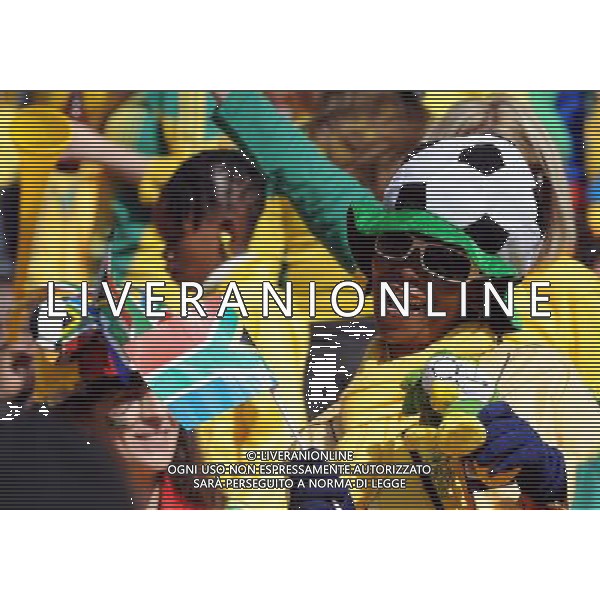 Fifa World Cup Sud Africa 2010 Match #1 Johannesburg (Soccer City Stadium) - 11.06.2010 Sud Africa-Messico Nella Foto: TIFOSI /Ph.Vitez-Ag. Aldo Liverani