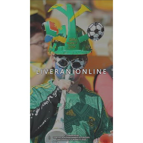 Fifa World Cup Sud Africa 2010 Match #1 Johannesburg (Soccer City Stadium) - 11.06.2010 Sud Africa-Messico Nella Foto: TIFOSI /Ph.Vitez-Ag. Aldo Liverani