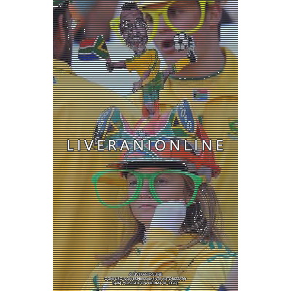 Fifa World Cup Sud Africa 2010 Match #1 Johannesburg (Soccer City Stadium) - 11.06.2010 Sud Africa-Messico Nella Foto: TIFOSI /Ph.Vitez-Ag. Aldo Liverani