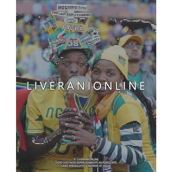 Fifa World Cup Sud Africa 2010 Match #1 Johannesburg (Soccer City Stadium) - 11.06.2010 Sud Africa-Messico Nella Foto:tifosi /Ph.Vitez-Ag. Aldo Liverani