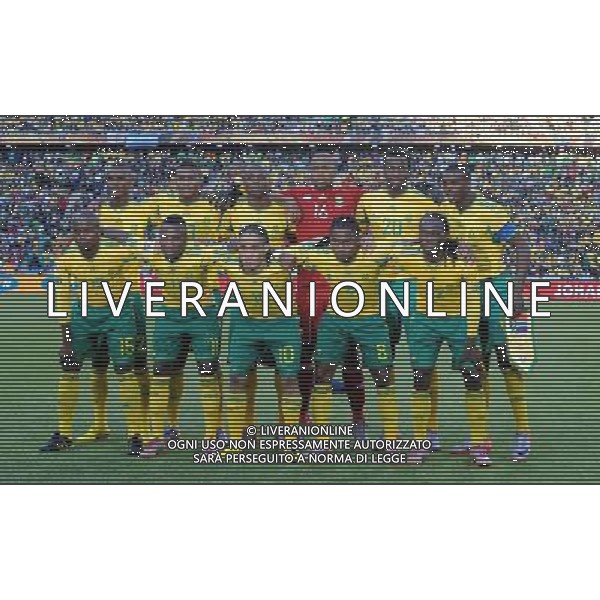 Fifa World Cup Sud Africa 2010 Match #1 Johannesburg (Soccer City Stadium) - 11.06.2010 Sud Africa-Messico Nella Foto:sud africa squadra formazione /Ph.Vitez-Ag. Aldo Liverani