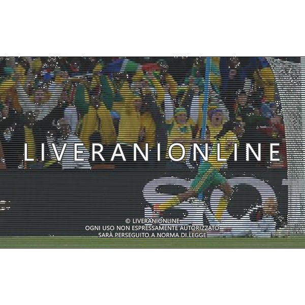 Fifa World Cup Sud Africa 2010 Match #1 Johannesburg (Soccer City Stadium) - 11.06.2010 Sud Africa-Messico Nella Foto:tshabalala esulta /Ph.Vitez-Ag. Aldo Liverani