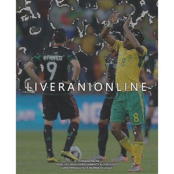 Fifa World Cup Sud Africa 2010 Match #1 Johannesburg (Soccer City Stadium) - 11.06.2010 Sud Africa-Messico Nella Foto:tshabalala esulta /Ph.Vitez-Ag. Aldo Liverani