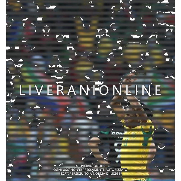 Fifa World Cup Sud Africa 2010 Match #1 Johannesburg (Soccer City Stadium) - 11.06.2010 Sud Africa-Messico Nella Foto:tshabalala esulta /Ph.Vitez-Ag. Aldo Liverani