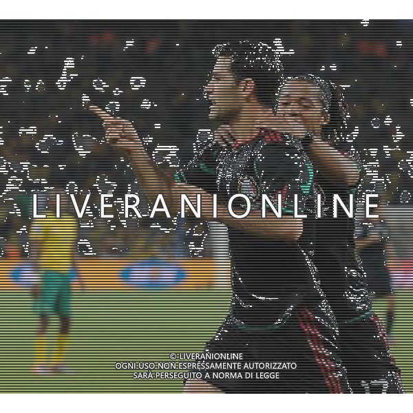 Fifa World Cup Sud Africa 2010 Match #1 Johannesburg (Soccer City Stadium) - 11.06.2010 Sud Africa-Messico Nella Foto:marquez esulta /Ph.Vitez-Ag. Aldo Liverani