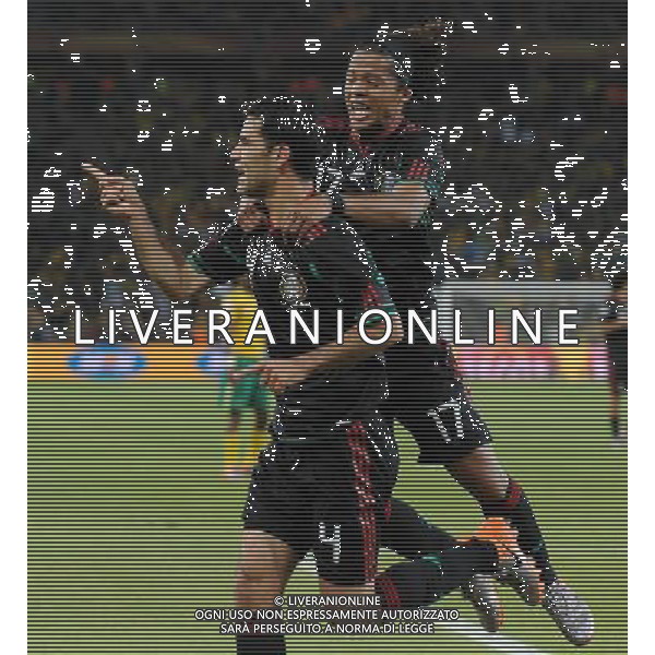 Fifa World Cup Sud Africa 2010 Match #1 Johannesburg (Soccer City Stadium) - 11.06.2010 Sud Africa-Messico Nella Foto:marquez esulta /Ph.Vitez-Ag. Aldo Liverani