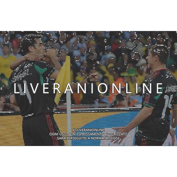 Fifa World Cup Sud Africa 2010 Match #1 Johannesburg (Soccer City Stadium) - 11.06.2010 Sud Africa-Messico Nella Foto:marquez esulta /Ph.Vitez-Ag. Aldo Liverani