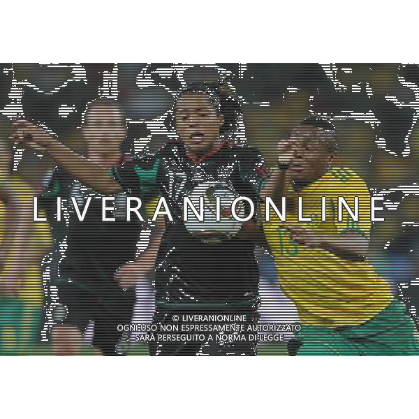 Fifa World Cup Sud Africa 2010 Match #1 Johannesburg (Soccer City Stadium) - 11.06.2010 Sud Africa-Messico Nella Foto:dos santos-dikgacoi /Ph.Vitez-Ag. Aldo Liverani