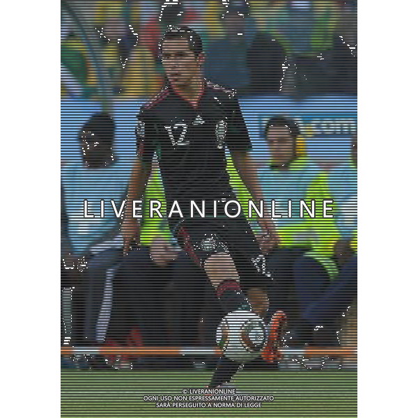 Fifa World Cup Sud Africa 2010 Match #1 Johannesburg (Soccer City Stadium) - 11.06.2010 Sud Africa-Messico Nella Foto:Aguilar Paul /Ph.Vitez-Ag. Aldo Liverani