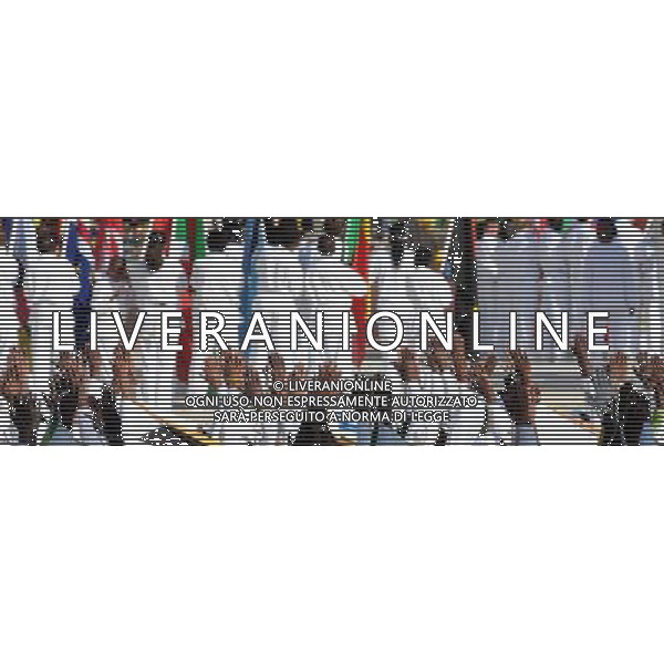 Fifa World Cup Sud Africa 2010 Match #1 Johannesburg (Soccer City Stadium) - 11.06.2010 Sud Africa-Messico Nella Foto:Coreografia /Ph.Vitez-Ag. Aldo Liverani