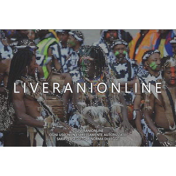 Fifa World Cup Sud Africa 2010 Match #1 Johannesburg (Soccer City Stadium) - 11.06.2010 Sud Africa-Messico Nella Foto:Coreografia /Ph.Vitez-Ag. Aldo Liverani