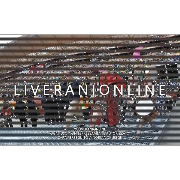 Fifa World Cup Sud Africa 2010 Match #1 Johannesburg (Soccer City Stadium) - 11.06.2010 Sud Africa-Messico Nella Foto:Coreografia /Ph.Vitez-Ag. Aldo Liverani