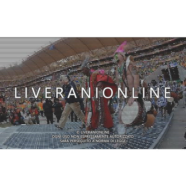 Fifa World Cup Sud Africa 2010 Match #1 Johannesburg (Soccer City Stadium) - 11.06.2010 Sud Africa-Messico Nella Foto:Coreografia /Ph.Vitez-Ag. Aldo Liverani