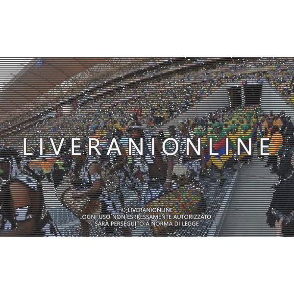 Fifa World Cup Sud Africa 2010 Match #1 Johannesburg (Soccer City Stadium) - 11.06.2010 Sud Africa-Messico Nella Foto:Coreografia /Ph.Vitez-Ag. Aldo Liverani