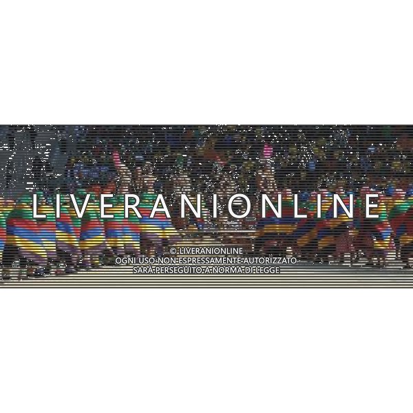 Fifa World Cup Sud Africa 2010 Match #1 Johannesburg (Soccer City Stadium) - 11.06.2010 Sud Africa-Messico Nella Foto:Coreografia /Ph.Vitez-Ag. Aldo Liverani