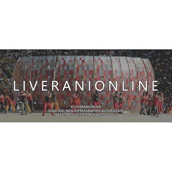 Fifa World Cup Sud Africa 2010 Match #1 Johannesburg (Soccer City Stadium) - 11.06.2010 Sud Africa-Messico Nella Foto:Coreografia /Ph.Vitez-Ag. Aldo Liverani