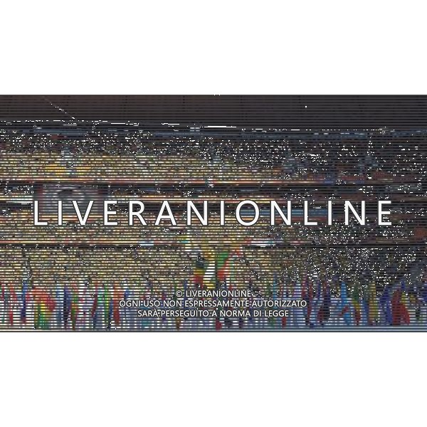 Fifa World Cup Sud Africa 2010 Match #1 Johannesburg (Soccer City Stadium) - 11.06.2010 Sud Africa-Messico Nella Foto:Coreografia /Ph.Vitez-Ag. Aldo Liverani