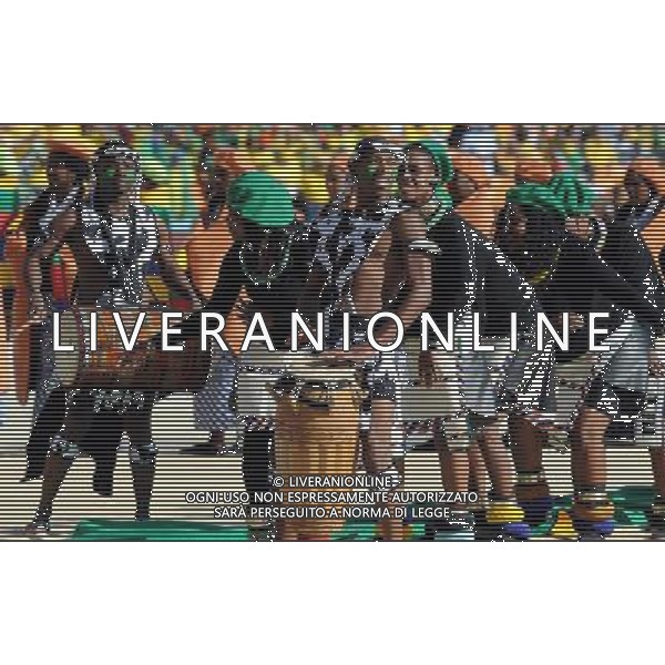 Fifa World Cup Sud Africa 2010 Match #1 Johannesburg (Soccer City Stadium) - 11.06.2010 Sud Africa-Messico Nella Foto:Coreografia /Ph.Vitez-Ag. Aldo Liverani