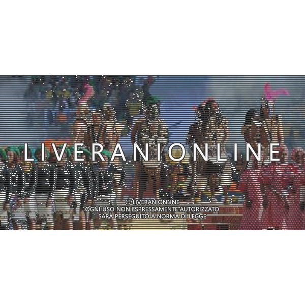 Fifa World Cup Sud Africa 2010 Match #1 Johannesburg (Soccer City Stadium) - 11.06.2010 Sud Africa-Messico Nella Foto:Coreografia /Ph.Vitez-Ag. Aldo Liverani