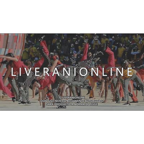 Fifa World Cup Sud Africa 2010 Match #1 Johannesburg (Soccer City Stadium) - 11.06.2010 Sud Africa-Messico Nella Foto:Coreografia /Ph.Vitez-Ag. Aldo Liverani