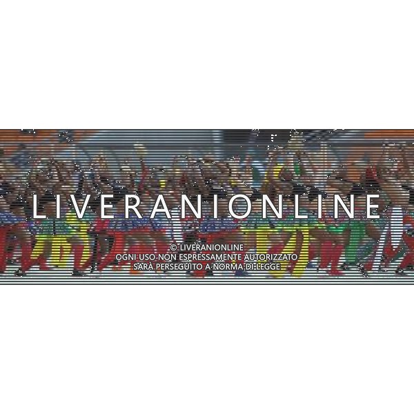 Fifa World Cup Sud Africa 2010 Match #1 Johannesburg (Soccer City Stadium) - 11.06.2010 Sud Africa-Messico Nella Foto:Coreografia /Ph.Vitez-Ag. Aldo Liverani