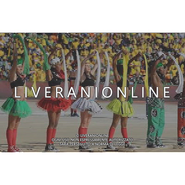 Fifa World Cup Sud Africa 2010 Match #1 Johannesburg (Soccer City Stadium) - 11.06.2010 Sud Africa-Messico Nella Foto:Coreografia /Ph.Vitez-Ag. Aldo Liverani