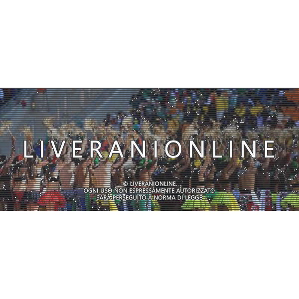 Fifa World Cup Sud Africa 2010 Match #1 Johannesburg (Soccer City Stadium) - 11.06.2010 Sud Africa-Messico Nella Foto:Coreografia /Ph.Vitez-Ag. Aldo Liverani