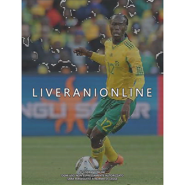 Fifa World Cup Sud Africa 2010 Match #1 Johannesburg (Soccer City Stadium) - 11.06.2010 Sud Africa-Messico Nella Foto:Letsholonyane Reneilwe /Ph.Vitez-Ag. Aldo Liverani