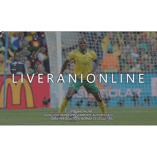 Fifa World Cup Sud Africa 2010 Match #1 Johannesburg (Soccer City Stadium) - 11.06.2010 Sud Africa-Messico Nella Foto:Mokoena Aaron /Ph.Vitez-Ag. Aldo Liverani