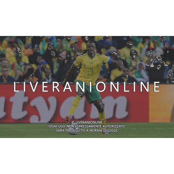 Fifa World Cup Sud Africa 2010 Match #1 Johannesburg (Soccer City Stadium) - 11.06.2010 Sud Africa-Messico Nella Foto:Mokoena Aaron /Ph.Vitez-Ag. Aldo Liverani